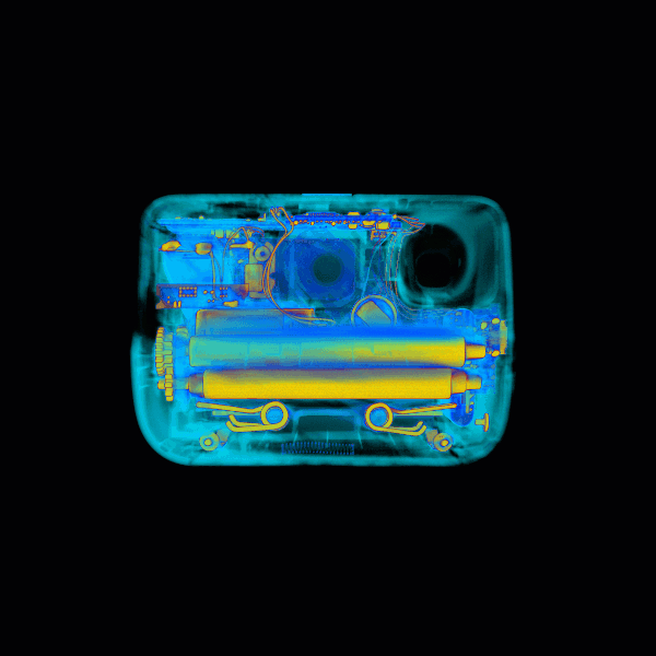 Awesome CT scans created by Scan of the Month show the intricate insides of instant cameras