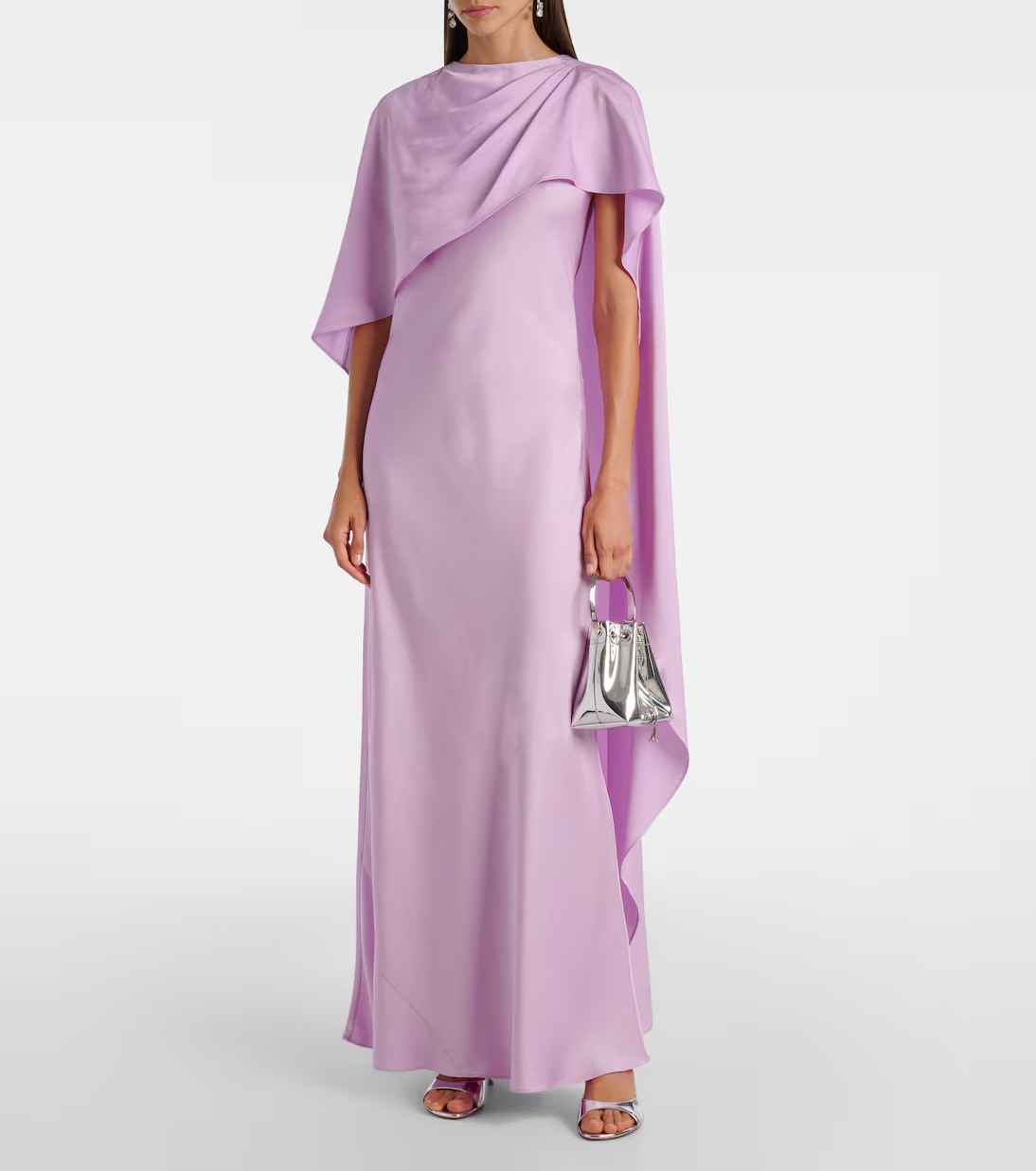 Izel draped gown