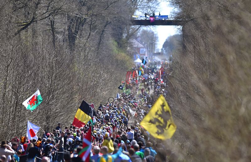 The fans packed the forest of Arenburg