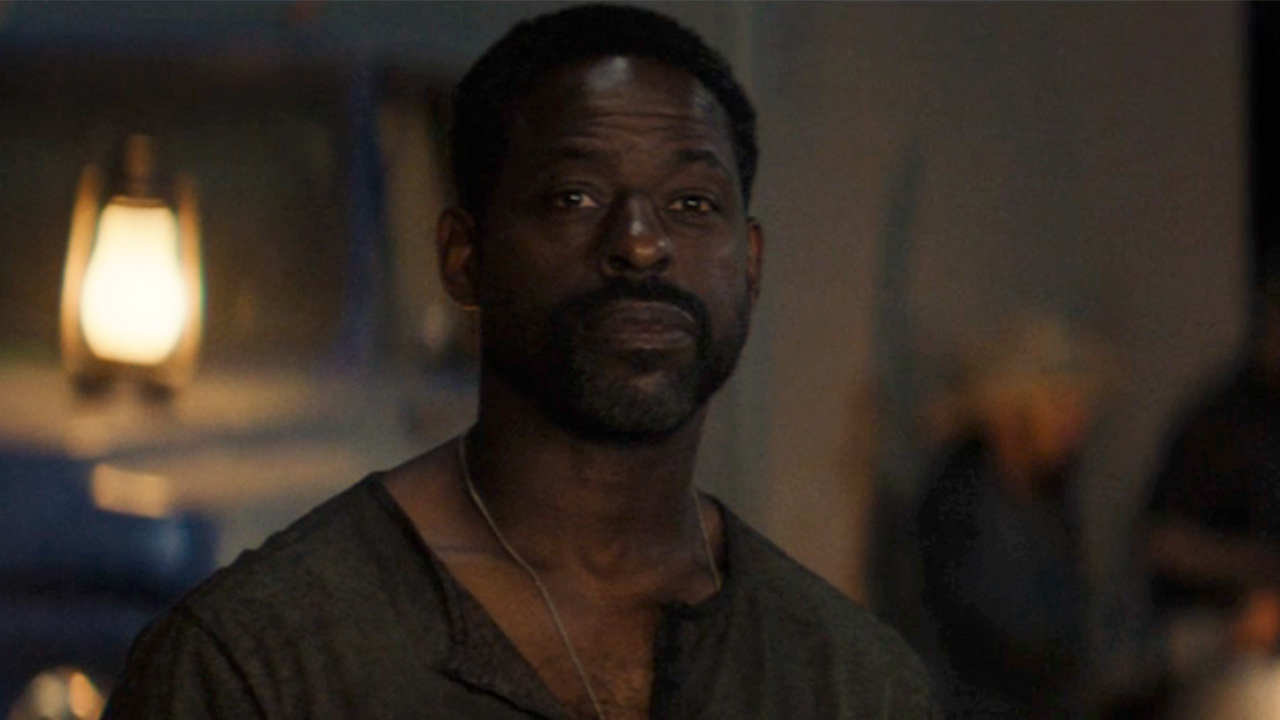 Sterling K. Brown with a small smile in the finale of Season 2 of Paradise