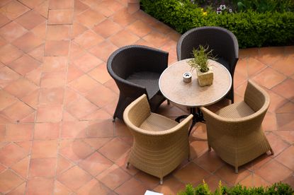 A patio.