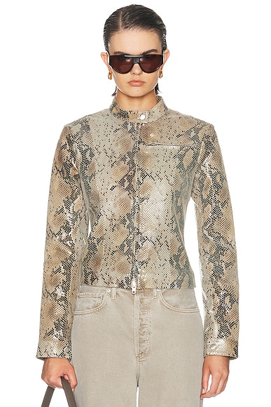 X Sophia Kelly Amari Leather Moto