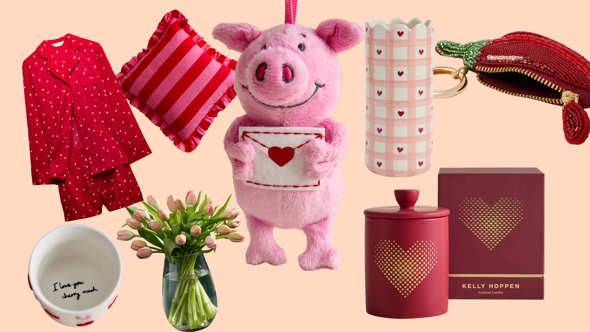 A selection of the items on sale in the M&amp;S Valentines 2026 range