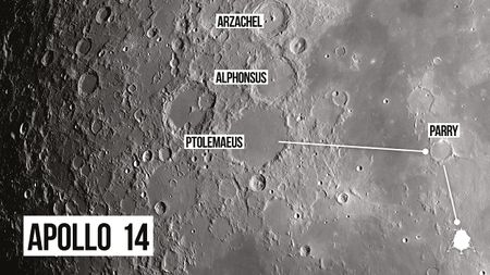Apollo 14 landing site 