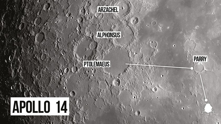 Apollo 14 landing site 