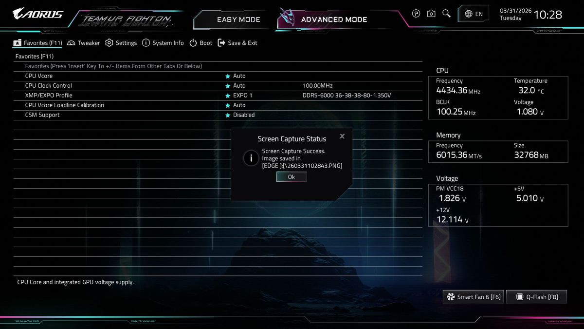 Gigabyte X870E Aorus Xtreme X3D AI Top - BIOS