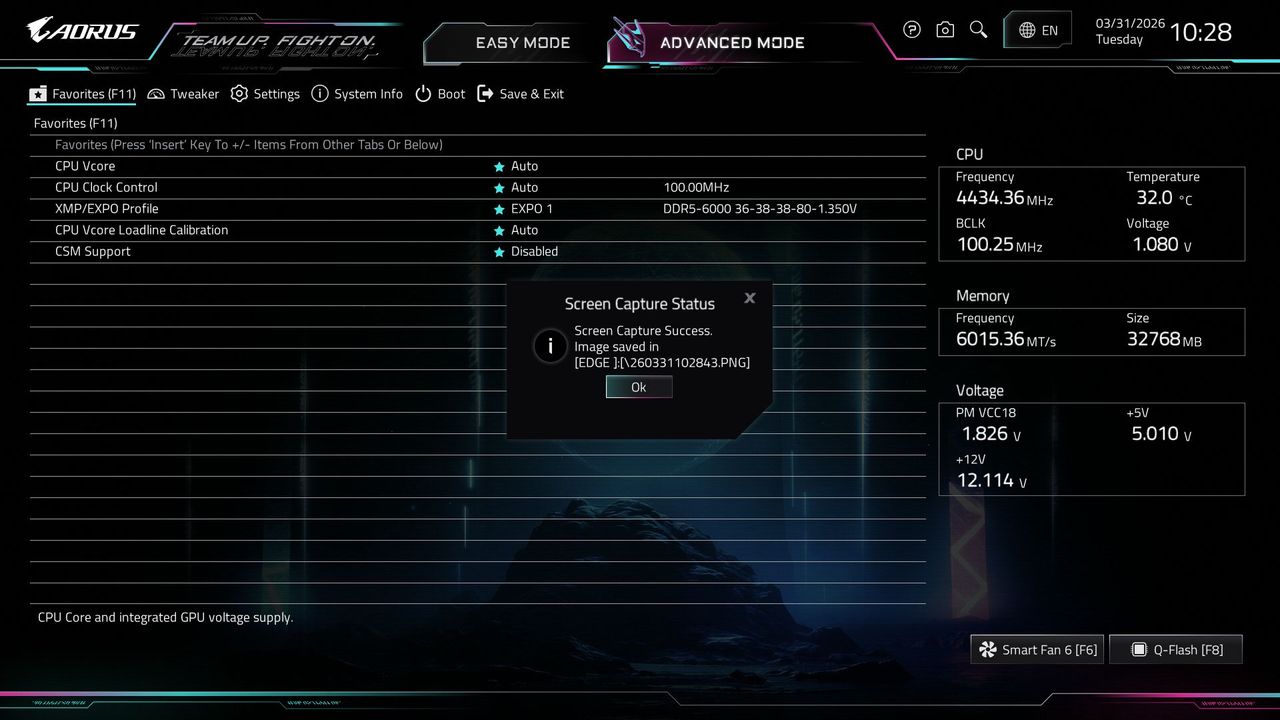 Gigabyte X870E Aorus Xtreme X3D AI Top - BIOS