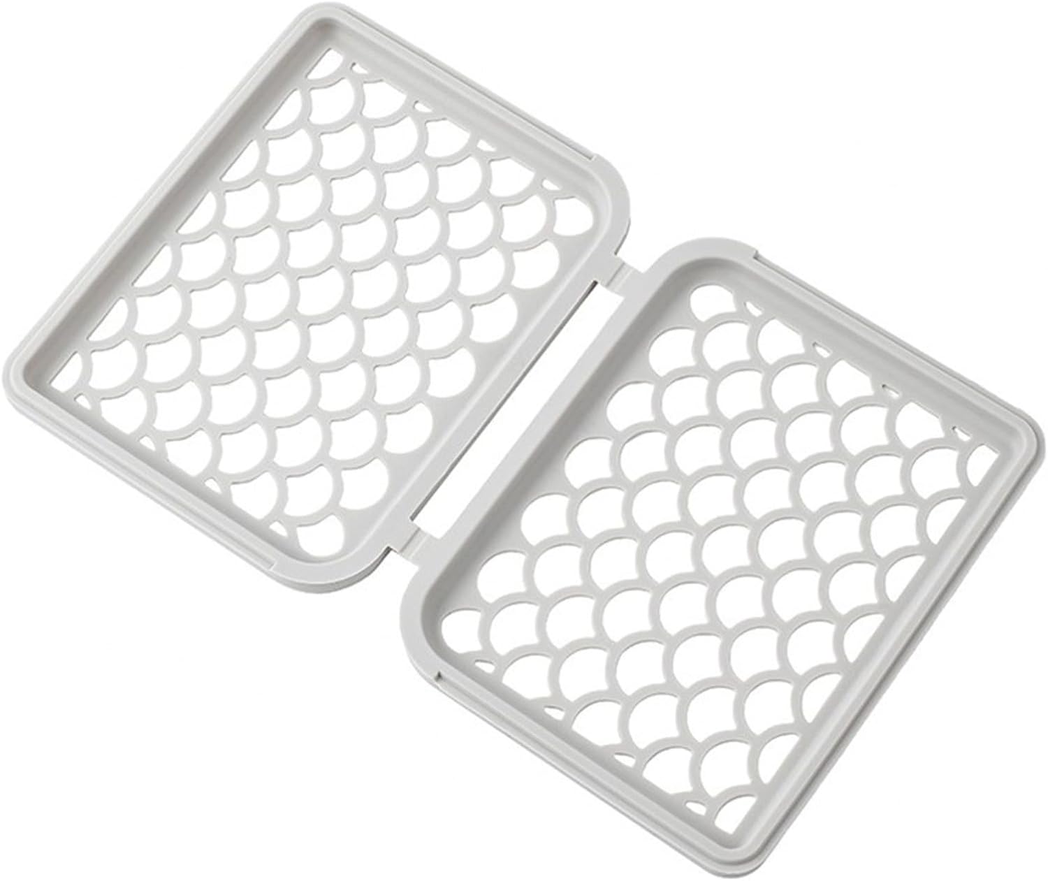 Effifish Silicone Dishwasher Basket Nipple Cleaning Storage for Small Items Kitchen Cleaning Storage Box Baby Bottle Parts Organiser White 18x18cm