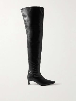 Wally Leather Over-The-Knee Boots