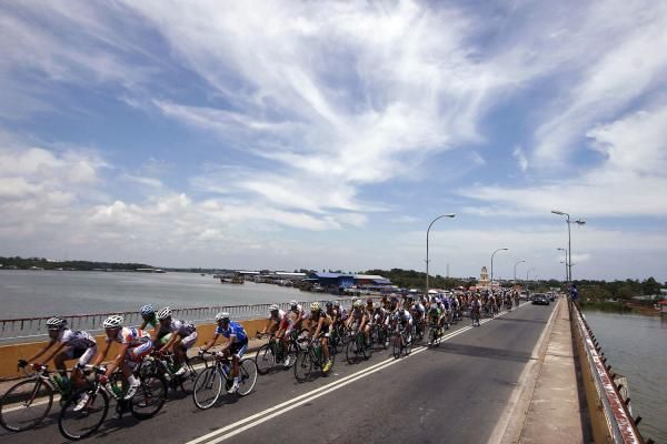 Blue skies over Le Tour de Langkawi