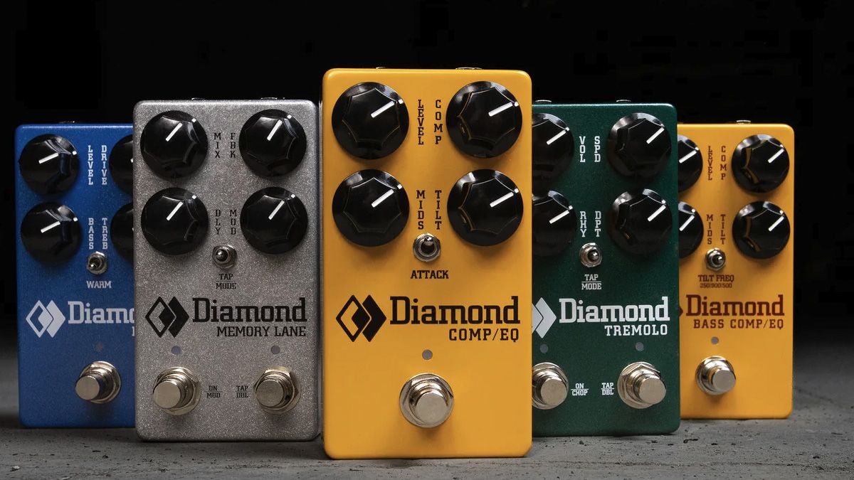 Diamond Pedals is officially back with five compact new stompboxes