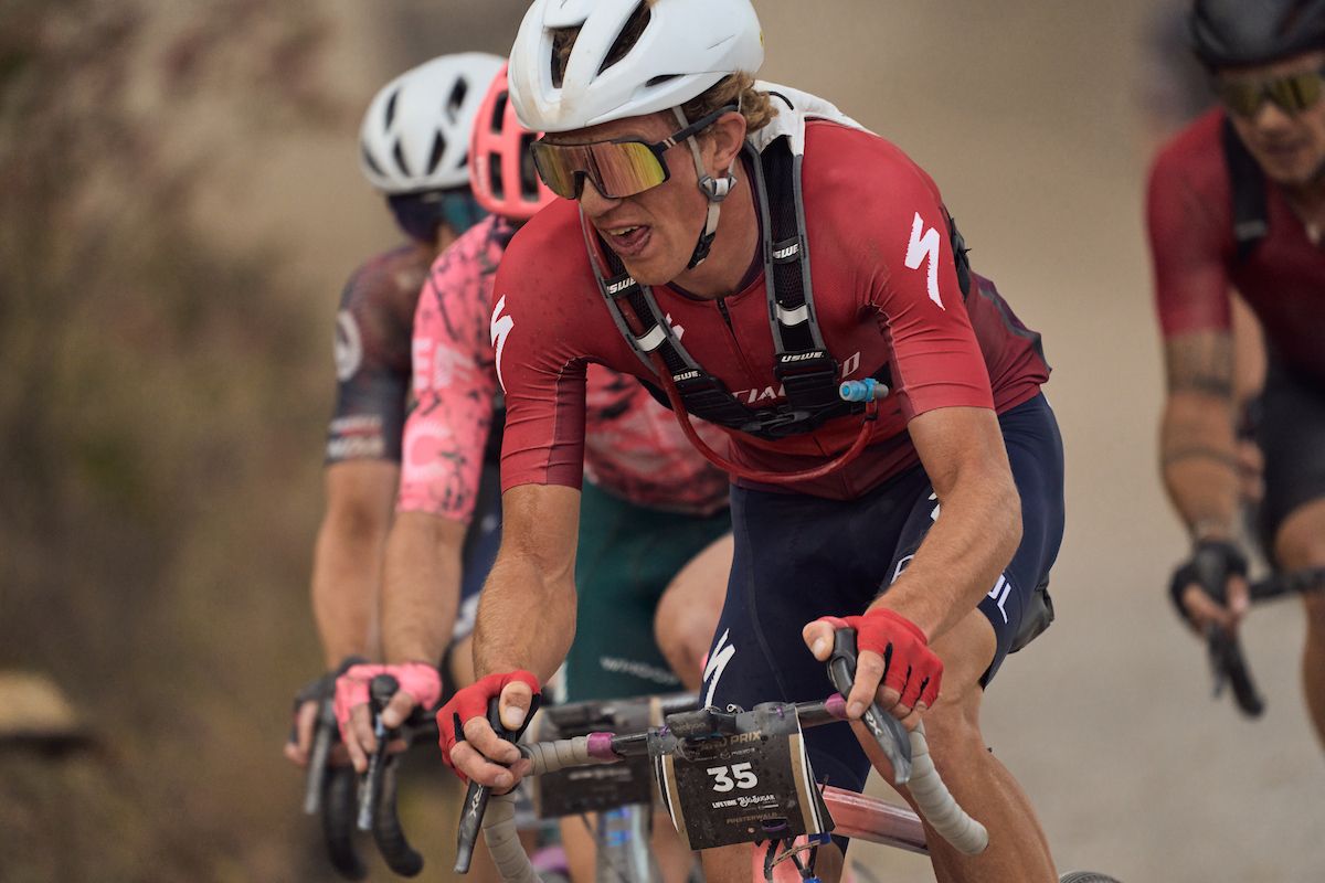 Russell Finsterwald was patient and did not launch an attack with one kilometre to go