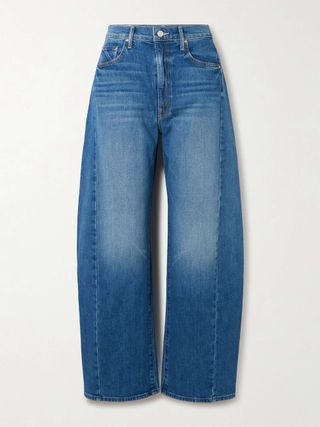 The Full-Pipe Flood High-Rise Barrel-Leg Jeans