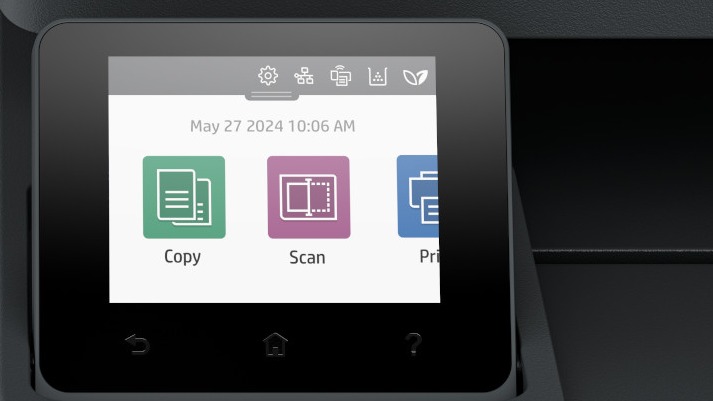The digital display for the HP LaserJet Pro MFP 3101sdw Printer