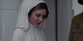 Carrie Fisher's digital likeness in Rogue One