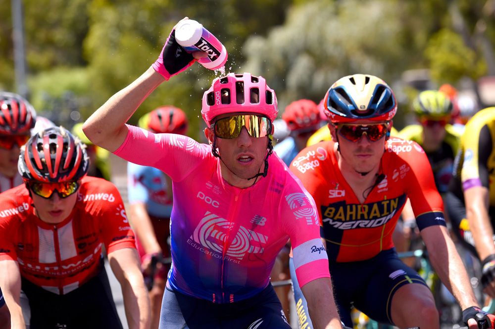 Michael Woods (EF Education First) tries to stay cool