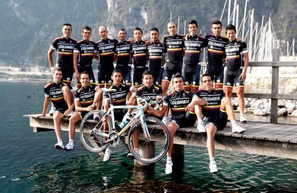 The 2012 Colombia-Coldeportes team.