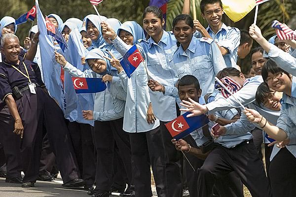 Malaysian students going wild