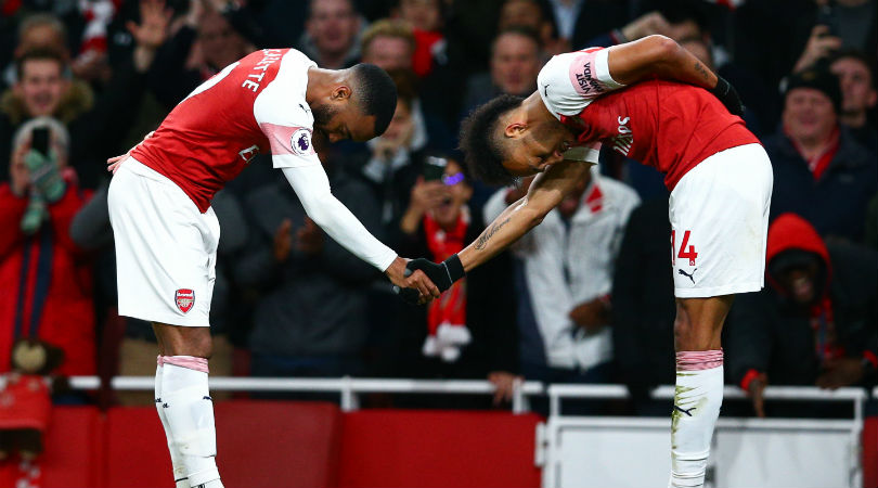 Arsenal Pierre-Emerick Aubameyang Alexandre Lacazette