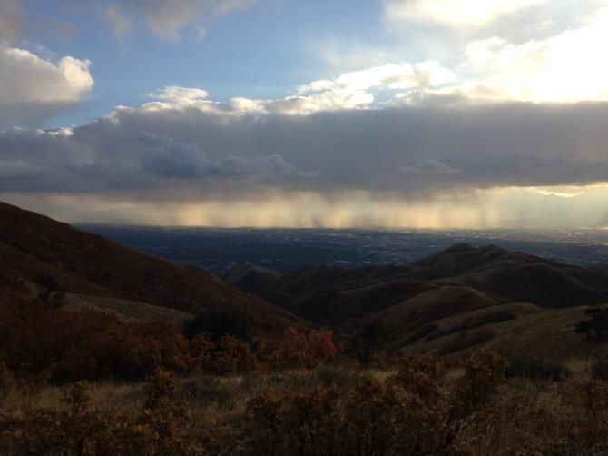 We have had some great clouds and sunsets in Salt Lake this October