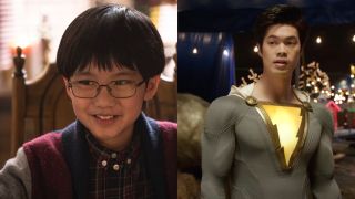 Ian Chen and Ross Butler in Shazam!