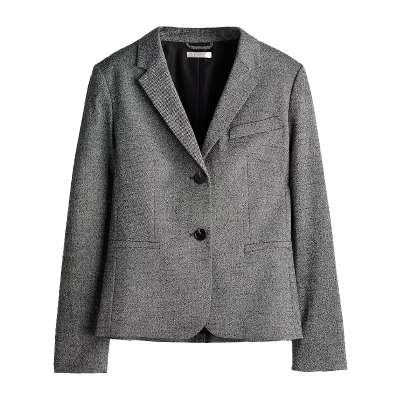 grey blazer, h&m