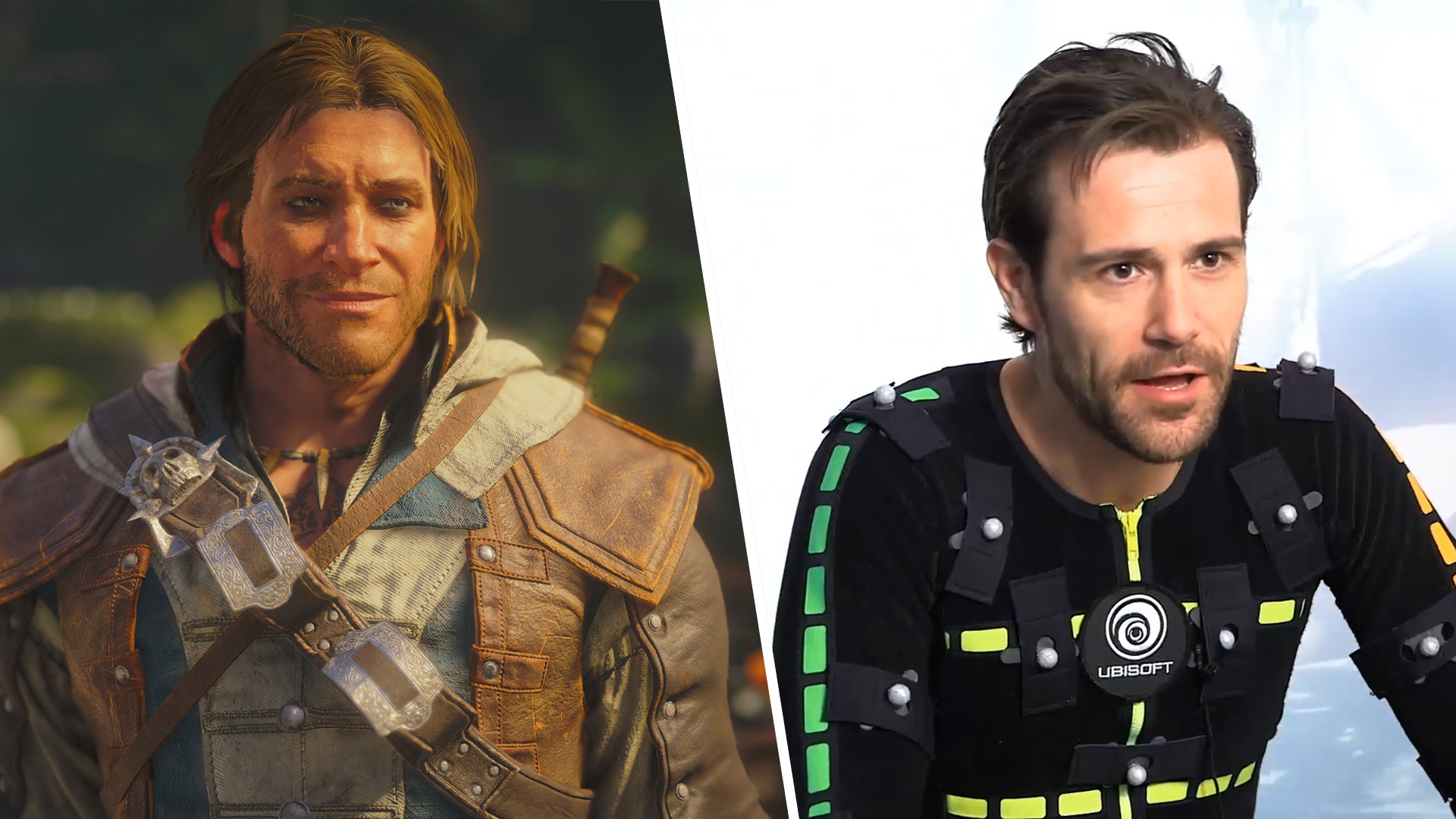 Edward Kenway from Assassins Creed Black Flag Resynced alongside actor Matt Ryan in mocap