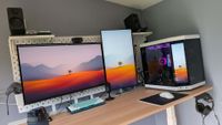 Dave's gaming PC on his desk