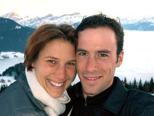 With husband Tim Johnson