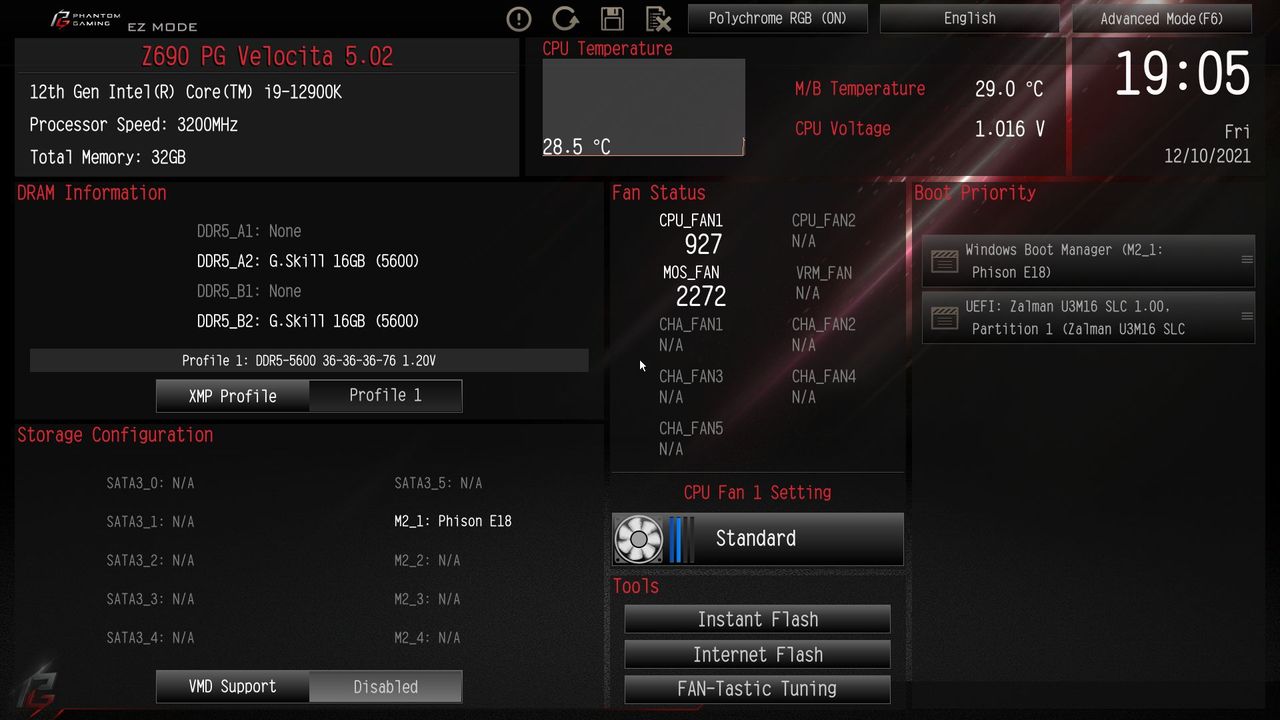 ASRock Z690 PG Velocita
