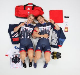 Katy Marchant and Becky James - cycle sprint