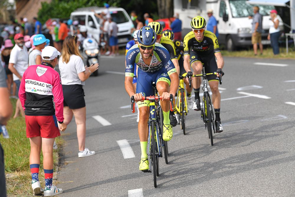 The stage 18 breakaway at the Tour de France