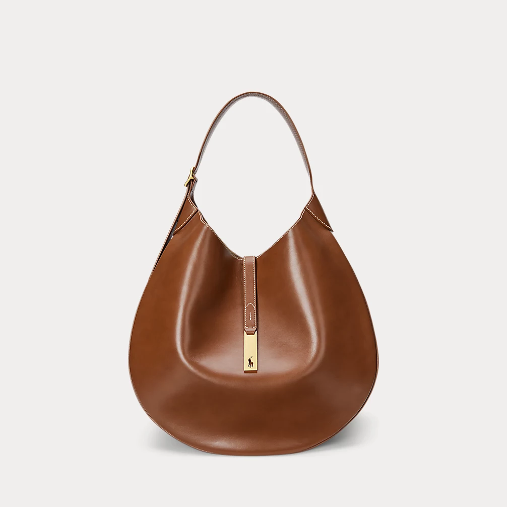 Polo Id Calfskin Large Shoulder Bag
