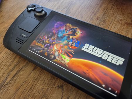 Steam Deck displaying Skin Deep