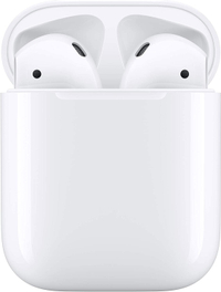 Apple AirPods with wired charging case:  was $159, now $119 at Amazon