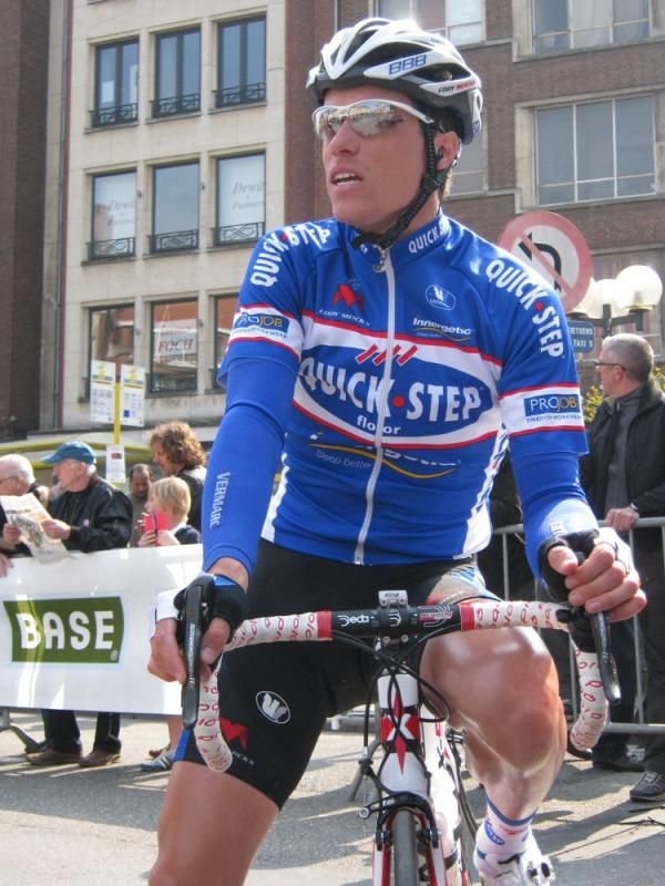 Sylvain Chavanel (Quick Step) lines up for the start