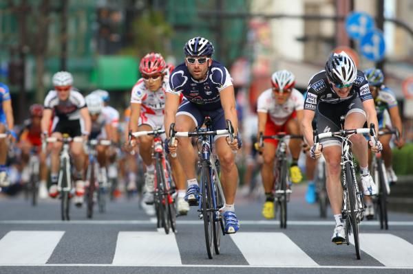 Claudio Cucinotta (De Rosa-Stac Plastic) at the Japan Cup.