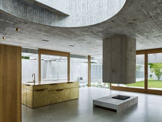 A concrete family compound in Basel