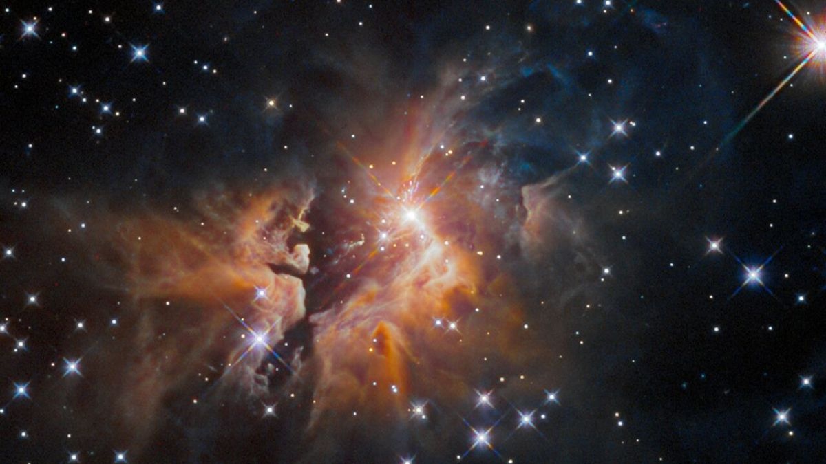 Photo of Le télescope spatial Hubble montre une « brume en éventail » de gaz et de poussière