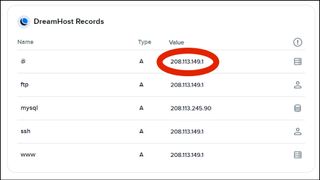 DreamHost IP Address