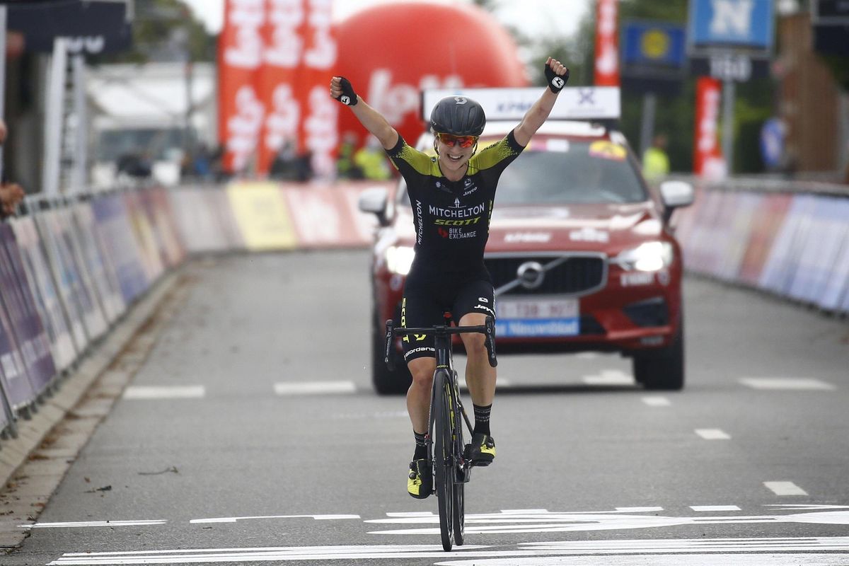 Mitchelton-Scott’s Grace Brown wins the 2020 Brabantse Pijl