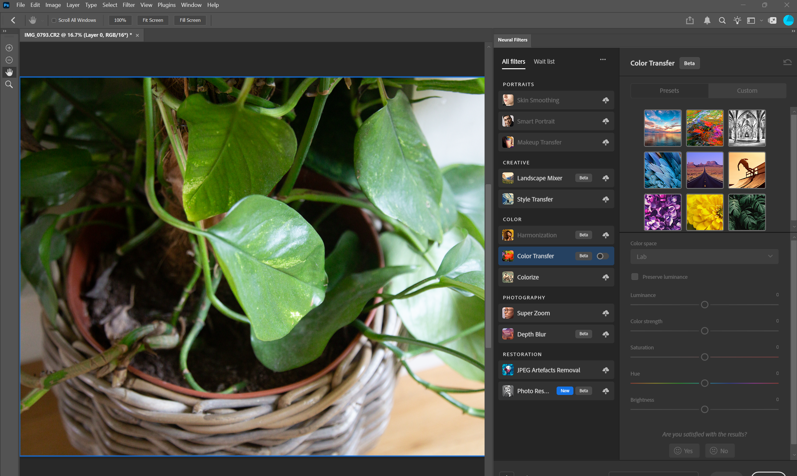 Photoshop - Neural Filters
