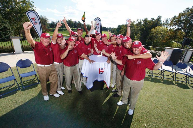 US Team celebrate at closing ceremony