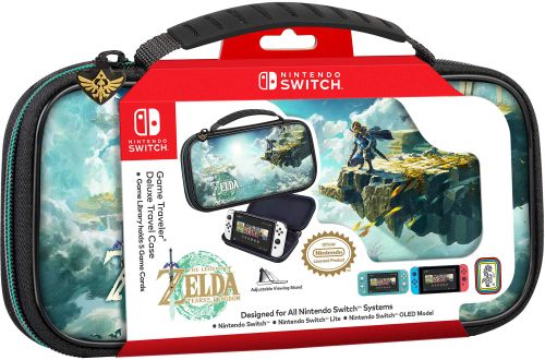 Game Traveler Deluxe Zelda Tears of the Kingdom Travel Case for Nintendo Switch