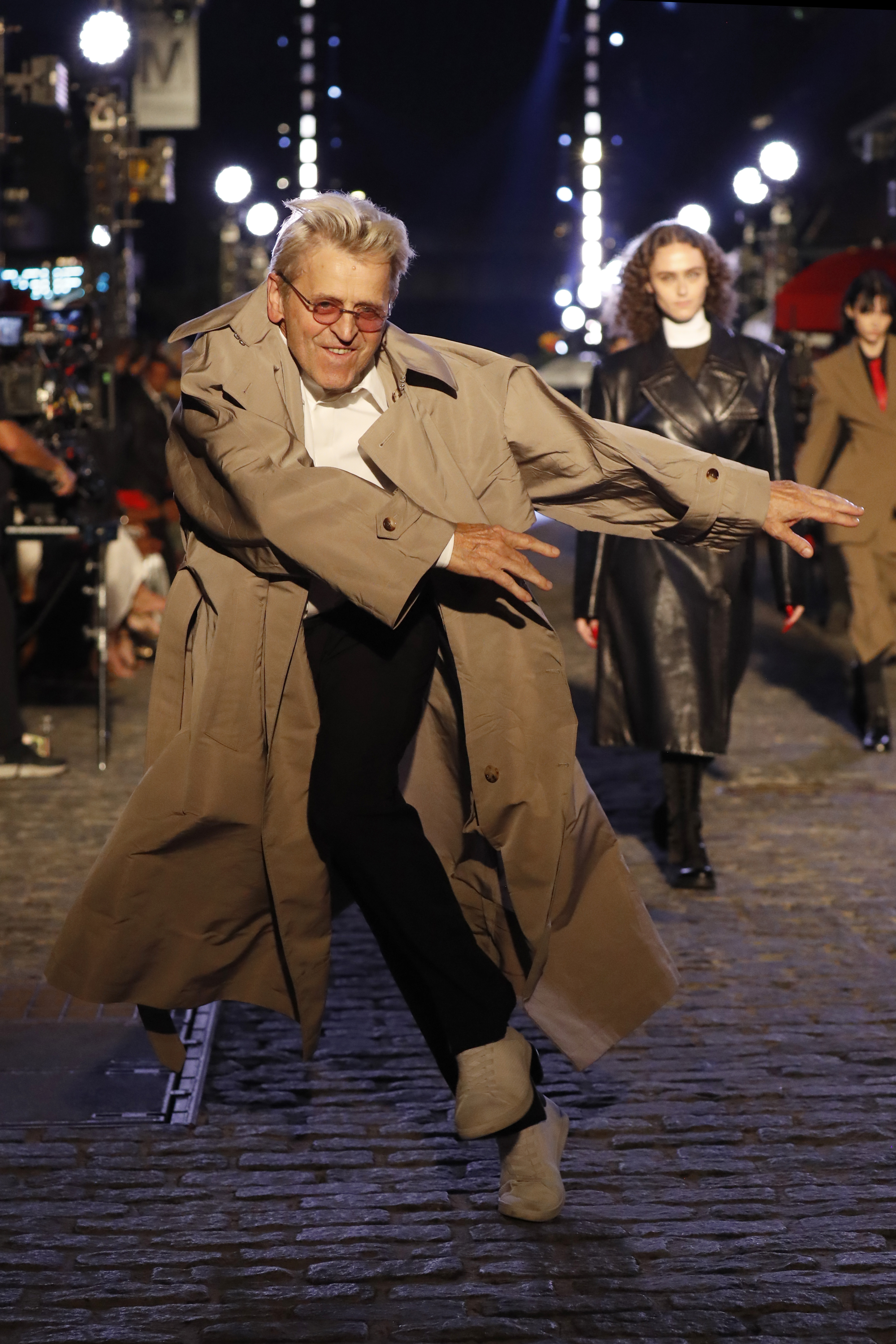 Mikhail Baryshnikov walks the runway for VOGUE World: New York on September 12, 2022 in New York City.