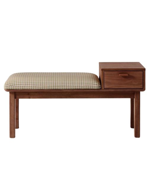 Emma Chamberlain Upholstered Telephone Bench (42")
