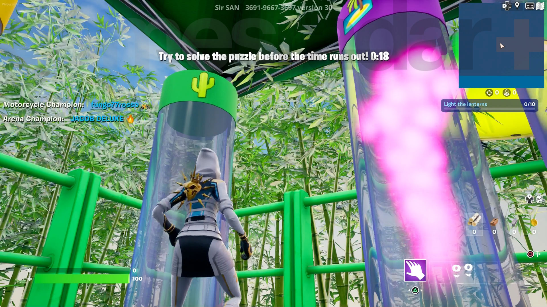Solving the Fortnite Lantern Puzzle
