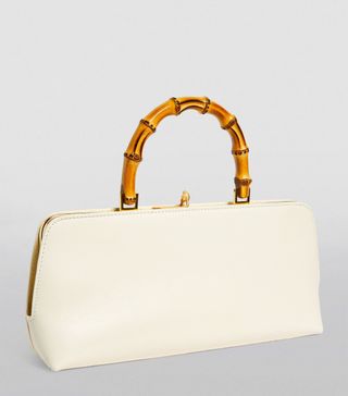 Womens Jil Sander White Small Leather Goji Top-Handle Bag | Harrods Uk