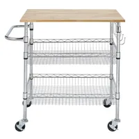 Gatefield Chrome Kitchen Cart: $99.97$69.97 at Home Depot
Save $30