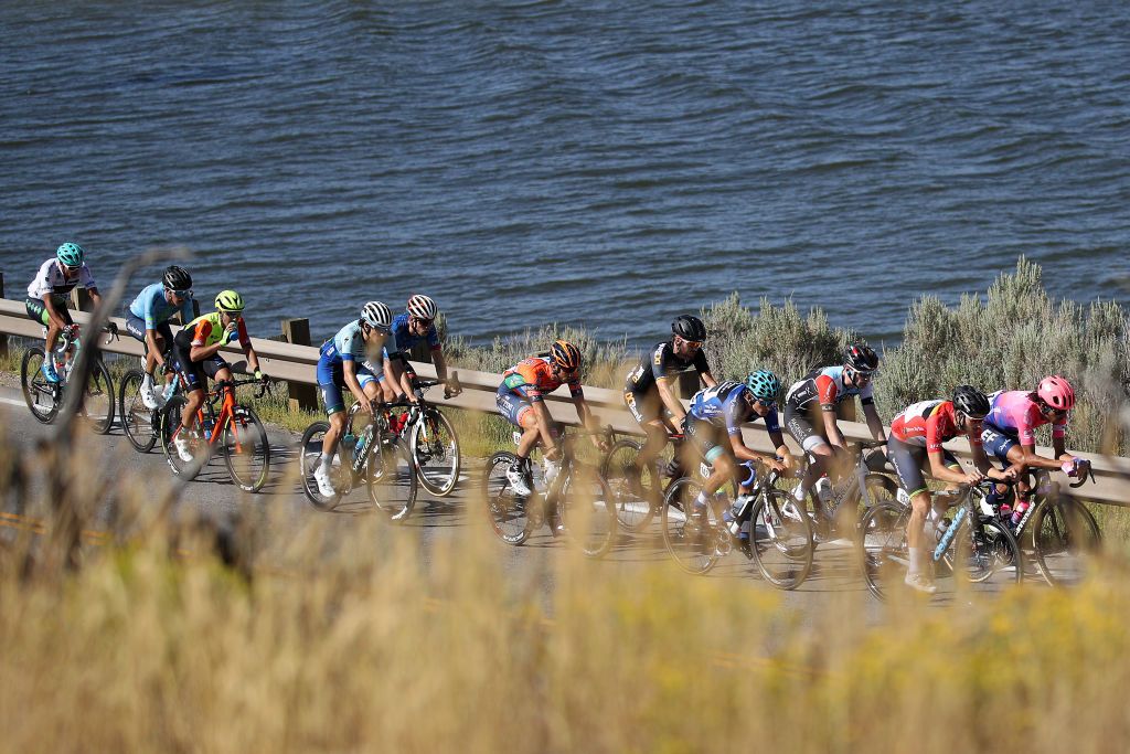 Riders in action during stage 5 at the Tour of Utah